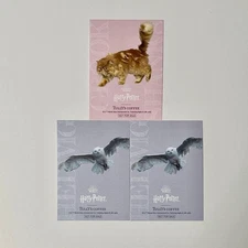 Harry Potter Tully'S Sticker Crookshanks Hedwig Japan Limited Coffee Shop JAPAN