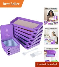Artistic 10-Piece Interlocking Trays - Your Essential Diamond Painting Tools