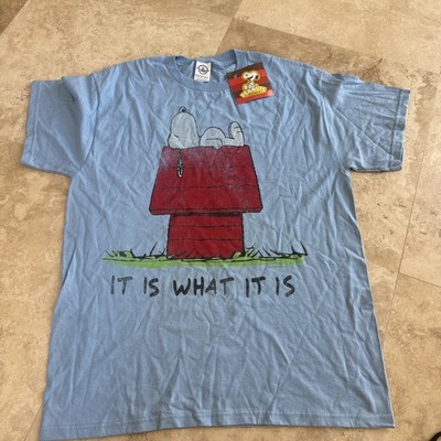 y2k Changes snoopy blue t shirt