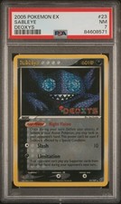 MISLABEL 2005 Pokemon EX Deoxys Sableye #23/107 Reverse Foil PSA 7 NM Rare on eBay