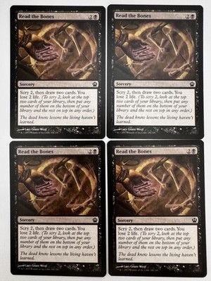 [B4G1] Read the Bones X4 PLAYSET - Theros - NM MTG