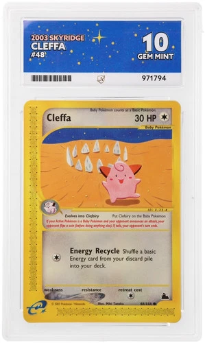 POP 1 Ace 10 Cleffa 48/144 Skyridge Gem Mint Pokemon