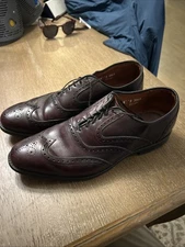 Allen Edmonds Brogue Wingtip Oxfords Shoes Mens 10.5 E 6208 USA SHARP