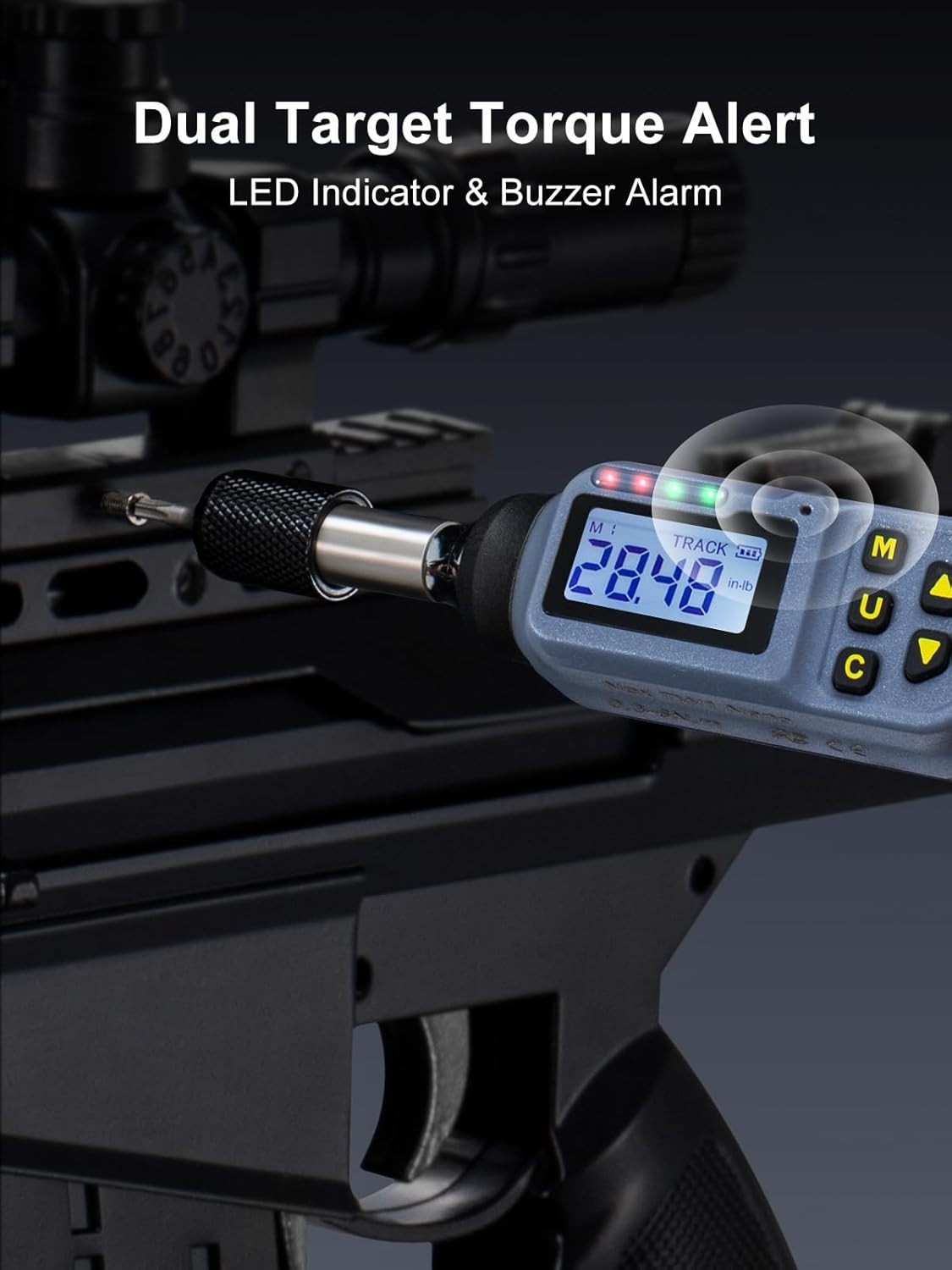 GROWNEER Digital Torque Screwdriver, 2.66-53.1 In-lbs/0.3-6 Nm, 1/4'' Drive Inch