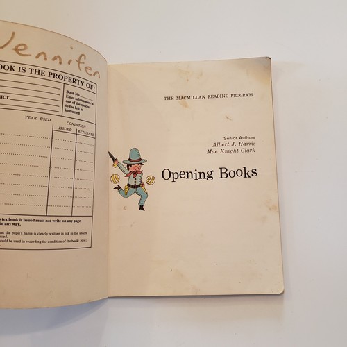 Opening Books Macmillan Reading Program 1965 VTG PRIMER Harris Clark Textbook - Imagen 2 de 6