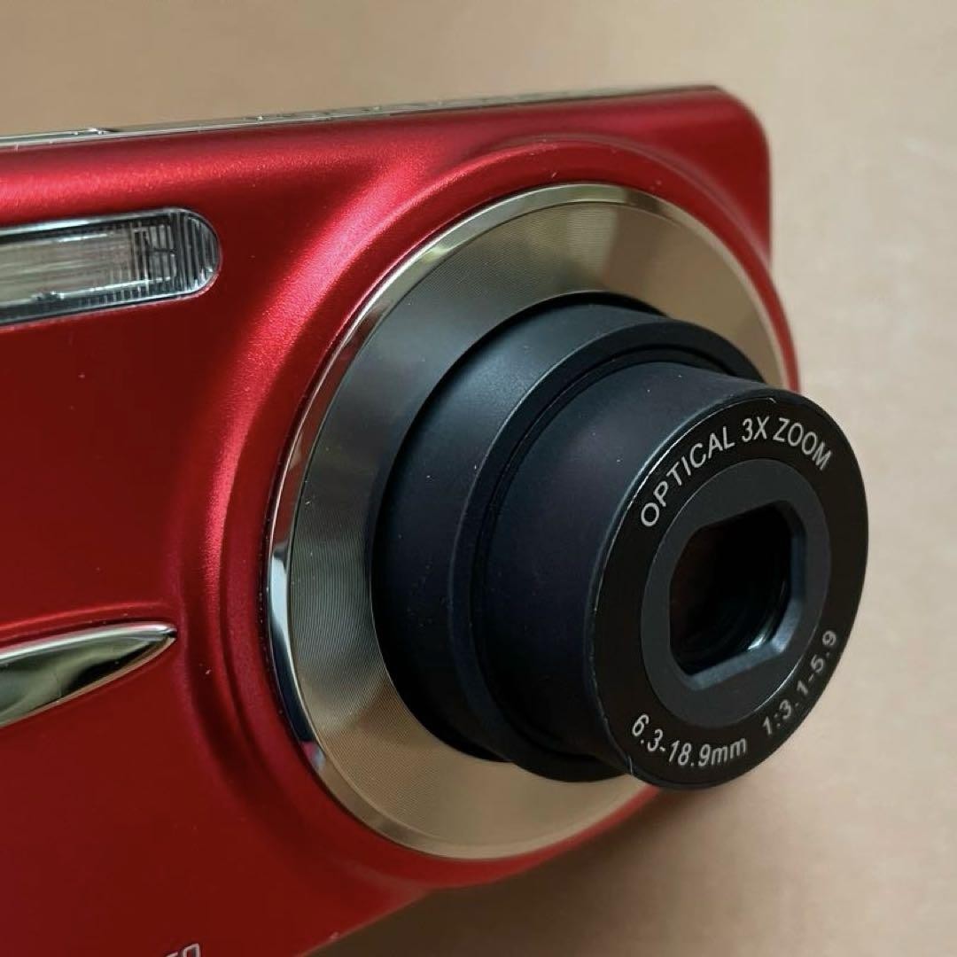 SANYO DSC-X1260 Digital Camera Set Red operation confirmed