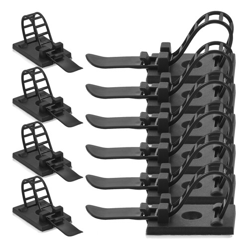 100 Pcs Cable Fixing Ties Cables Organizer Office Organizing Buckle Cord Straps - 第 1/12 張圖片