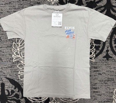 Malibu Shirts Elvis Presley Blue Hawaii Grey T-Shirt Size M #elvispresley #rock