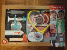 Fisher-Price Kit de Paciente y Médico - Juego de Regalo de Juego de Fingir Médico de 9 Piezas NUEVO