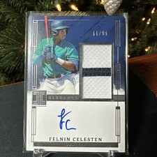 11/99 FELNIN CELESTEN ELEGANCE PROSPECT JERSEY AUTO 2024 Panini Impeccable !!!!!