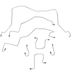 Front Brake Line Kit Fits Dodge Ram 1500 1998-2001 4WD 2WABS WKT9803OM