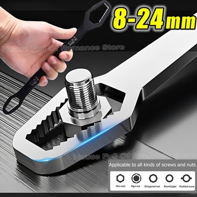 8-22mm Universal Torx Wrench Self-tightening Adjustable Both Ends Spanner Tools