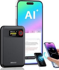 AI Voice Recorder - 64GB, 30H Noiseless Transcription, 100 Languages