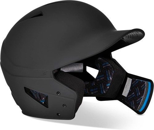 CHAMPRO HX Gamer Plus Baseball Schlaghelm für Jugendliche und Erwachsene Medium schwarz - Bild 2 von 6