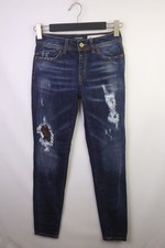 JUST LUXURY By Just Cavalli Denim Skinny Leg Distressed Jeans Size 25