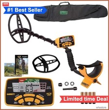 Metal Detector 10 KHz Digital Target ID Iron Audio Electronic Pinpointing LCD