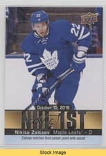 2016-17 Upper Deck NHL Firsts Nikita Zaitsev #NF-16 READ 8db