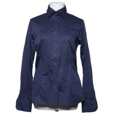 Umani, Hemd, Größe: L, Blau, Baumwolle/Elasthan, Einfarbig, Damen #4Dv