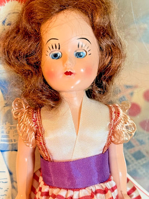 Vintage 1950's Colgate Mail Order 7'' Tall FAB Doll Sleepy Eyes