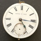 New ListingAntique Kendal & Dent Fusee Pocket Watch Movement Parts/Repair 44.9mm