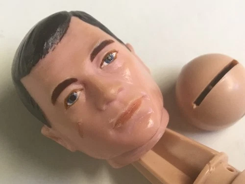 1964 GI JOE TM Vintage HASBRO — Footlocker Graveyard Early Head