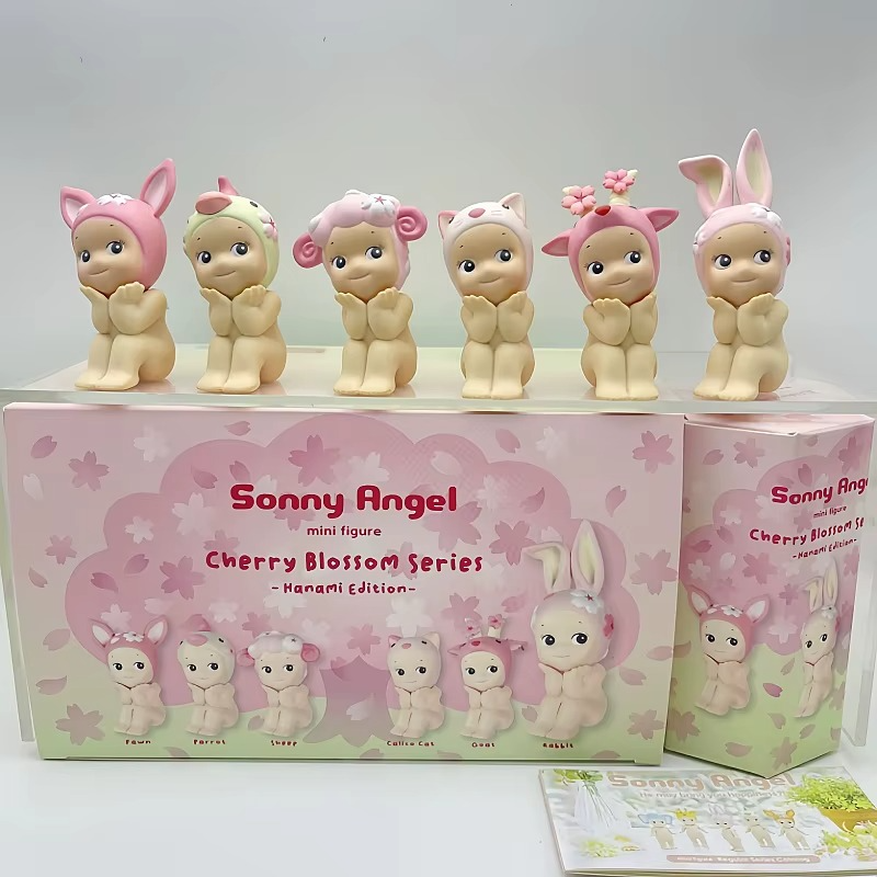 6PC Sonny Angel Cherry Blossom Series Hanami Edition Mini Figures