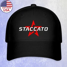 Staccato Guns Firearms Black Hat Baseball Cap Size S/M-L/XL