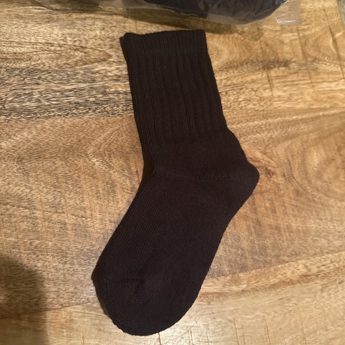 Cat & Jack 10 Pair Boys or Girls Athletic crew socks black Small (5.5 - 8.5) - Picture 5 of 5