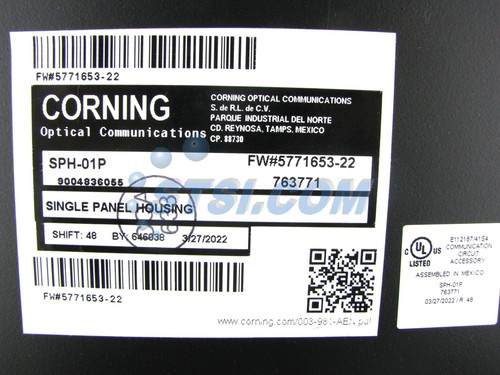 Corning Single-Panel Housing Wall-Mountable Black, for 1 CCH Panel SPH-01P ~STSI - Picture 4 of 5