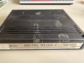 METAL SLUG 4 - AUTHENTIC NEO GEO MVS Cartridge With Shockbox - US SELLER!