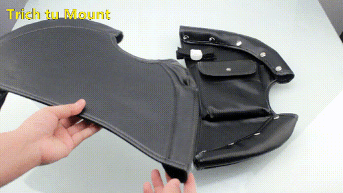 For Indian Chief Chieftain Roadmaster Lower Chap Leg Warmer Wind Deflector Black - Picture 19 of 19