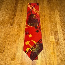 Vintage 1991 The Beatles Necktie Tie BACK IN THE USSR 100% Silk 56” Made In USA