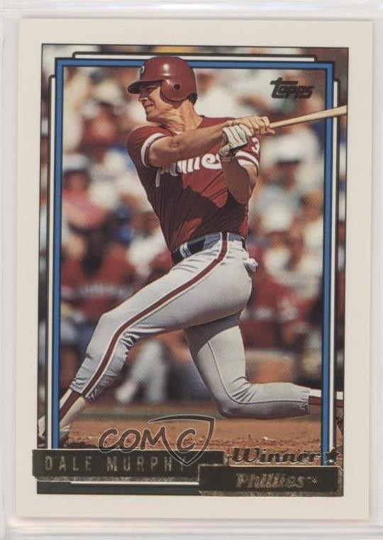1992 Topps Gold Winner Dale Murphy #680 0b5