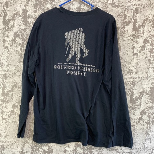 Under Armour Wounded Warrior Project Mens Shirt XL Black Graphic Long Sleeve - Picture 2 of 10
