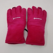 Swiss Tech Girls L-XL Pink Plush Winter Insulated Ski Gloves