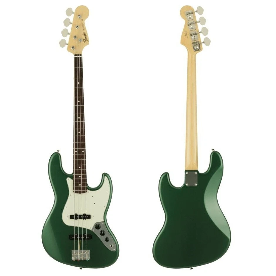 Fender 2023 Collection Traditional 60s Jazz Bass Aged Sherwood Green Metallic