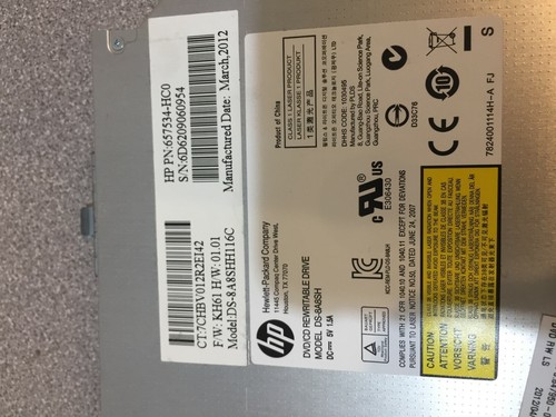 HP ProBook 4540 DVDRW Drive DS-8A8SH - Bild 2 von 2