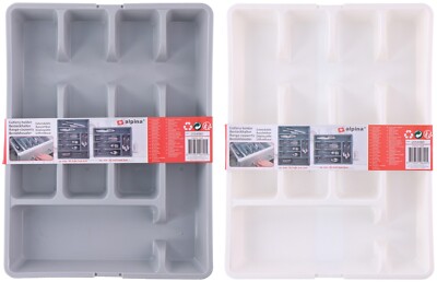 Erweiterbar Kunststoff Besteckkasten Aufbewahrung Utensilien Fach Schublade Organizer