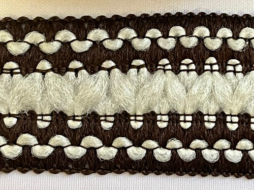 Original 1970s Vintage Lampshade Edging Braid Trim Orange Brown Upholstery Gimp - Picture 7 of 7