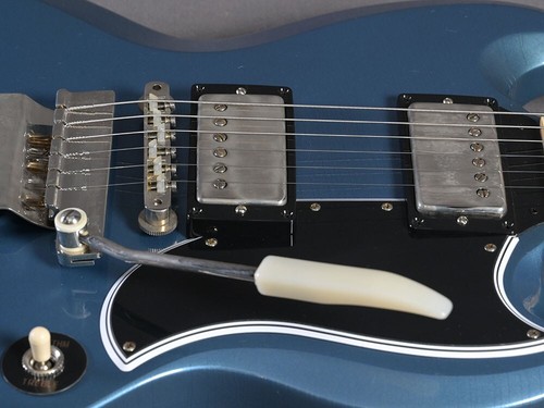 Gibson SG 1964 Standard Reissue Maestro Murphy Lab Ultra Light Aged Pelham Blue - Picture 11 of 18