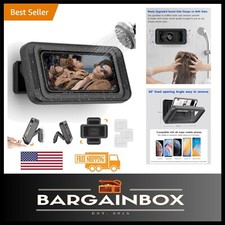 Dual-Layer Waterproof Phone Holder with 360 Rotation for Kitchen Bathroom