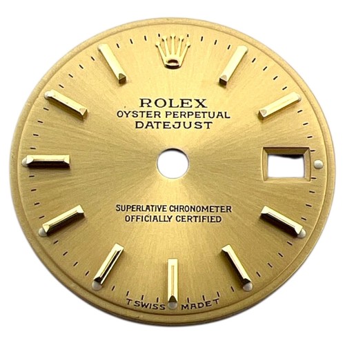 Genuine Rolex Oyster Perpetual Datejust 26mm Dial Champagne Gold 69178 - Bild 1 von 4