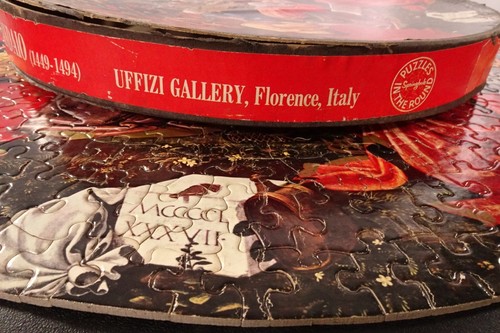 Vtg 1966 Springbok Circular Puzzle Adoration of the Magi by Domenico Ghirlandaio - Picture 10 of 24