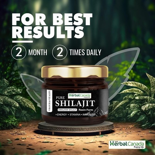 Pure 100% Himalayan Shilajit Resin Extremely Potent 20g Jar + Measuring Spoon - Picture 7 of 8