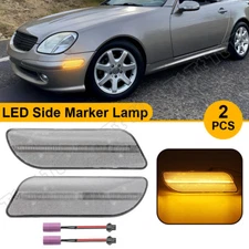 LED Bumper Side Marker Light for 98-04 Mercedes Benz SLK-Class R170 CLK320 W208