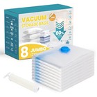 Vacuum Storage Bags 8-Jumbo Space Saver Vacuum Storage Bags Vacuum Seal Bags