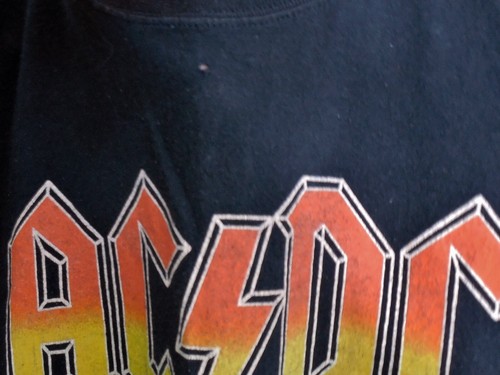 Camiseta negra mediana AC/DC Blow Up Your Video World Tour - Imagen 4 de 8