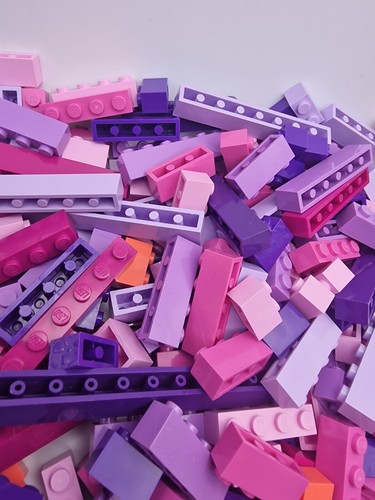 LEGO Brick Bundle x100 PACK, 1x2,3,4,6,8+ Random Basic Sizes LOT/Select Colour - Picture 19 of 43
