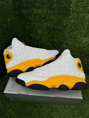 Nike Air  Jordan 13 Retro Del Sol Size 11 414571-167 OG Yellow Wheat Playoff