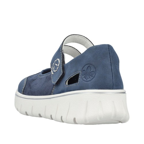 Rieker Mujer Mocasines Ancho H Cierre Ligero Relleno Suelto Suela Eva N1350 - Imagen 6 de 8